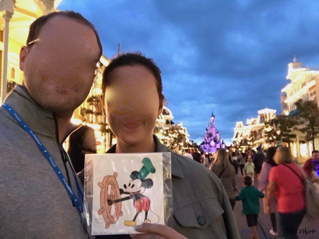 3ème dessin pour mon World ART DROP Day 2017 à Disneyland Paris - Trouvé !