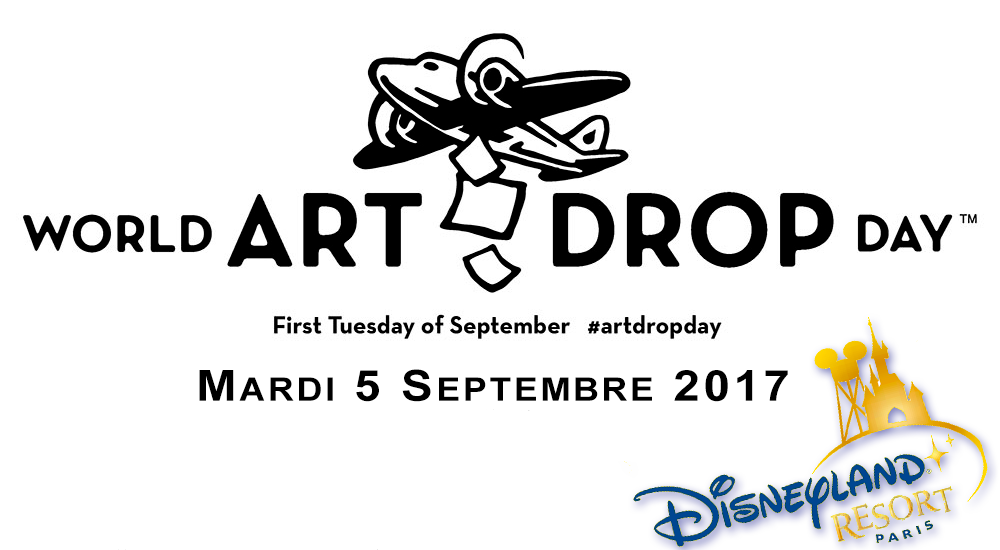 World ART DROP Day, à Disneyland Paris