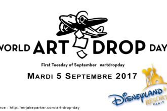 World ART DROP Day, à Disneyland Paris