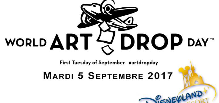 World ART DROP Day, à Disneyland Paris