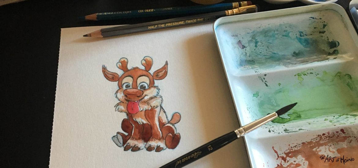 2ème dessin pour mon World ART DROP Day 2017 à Disneyland Paris