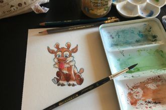 2ème dessin pour mon World ART DROP Day 2017 à Disneyland Paris