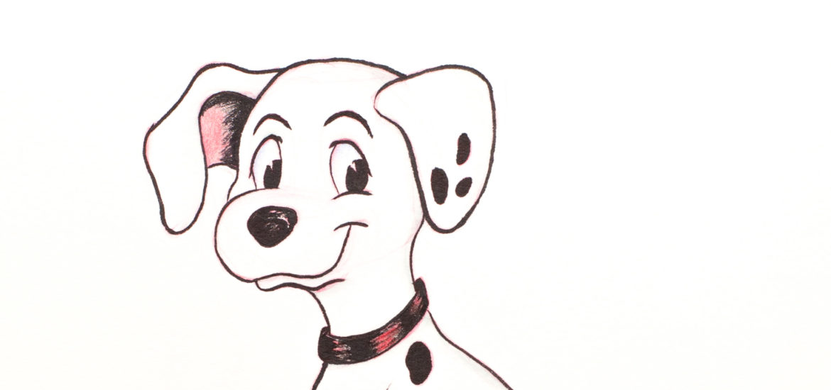 Disney Inktober 2017 - #8 Chiens - Les 101 dalmatiens